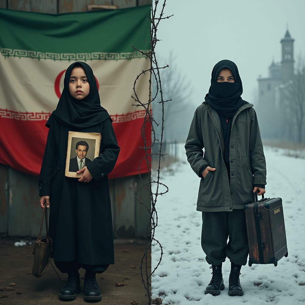 A Young Girl's Journey from Iran to Austria, in a Two-Sided ...