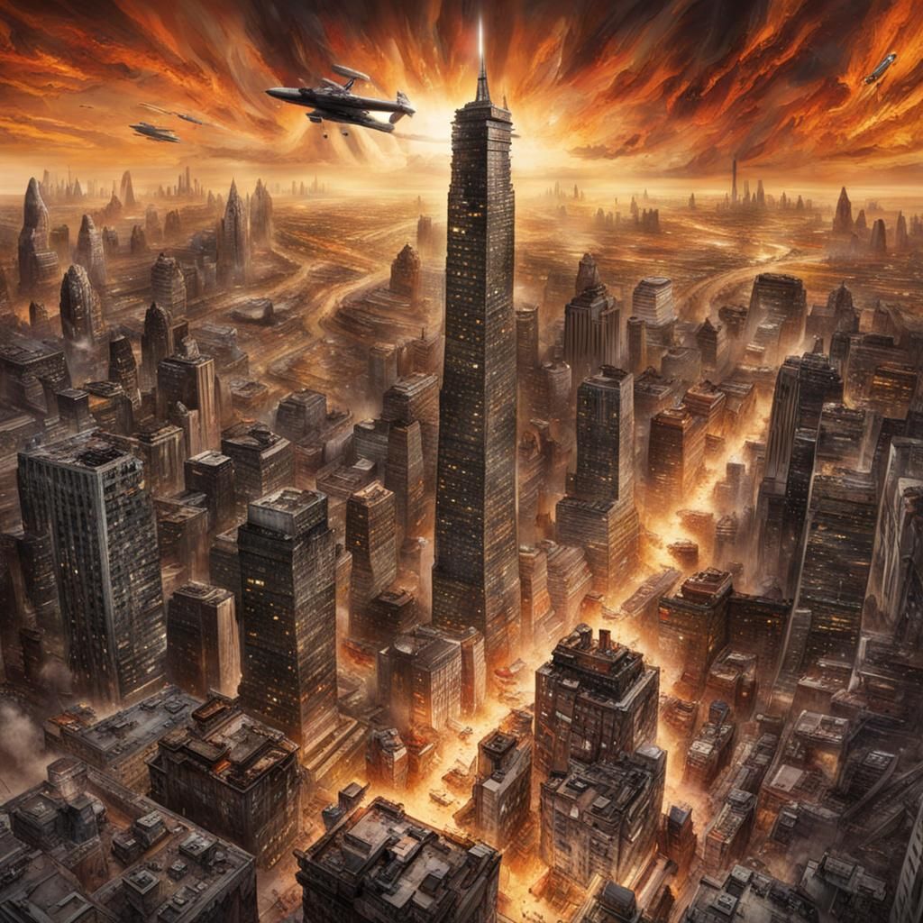 Apocalyptic Armageddon Scene