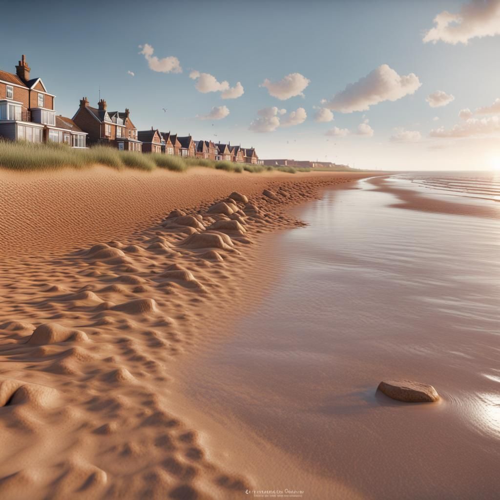 Hunstanton Beach: Epic 3D Game Cinematic Render