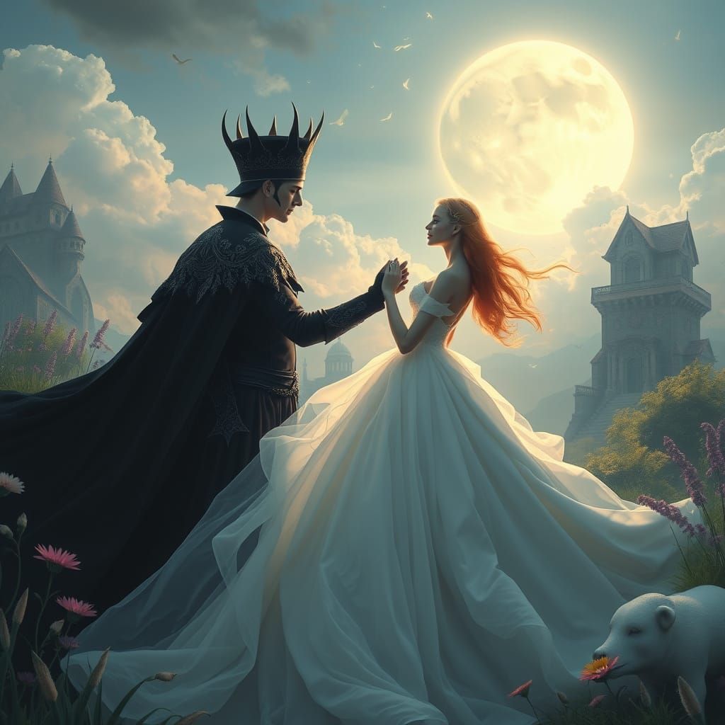 Prince of Darkness and Princess of Light in Dreamscape