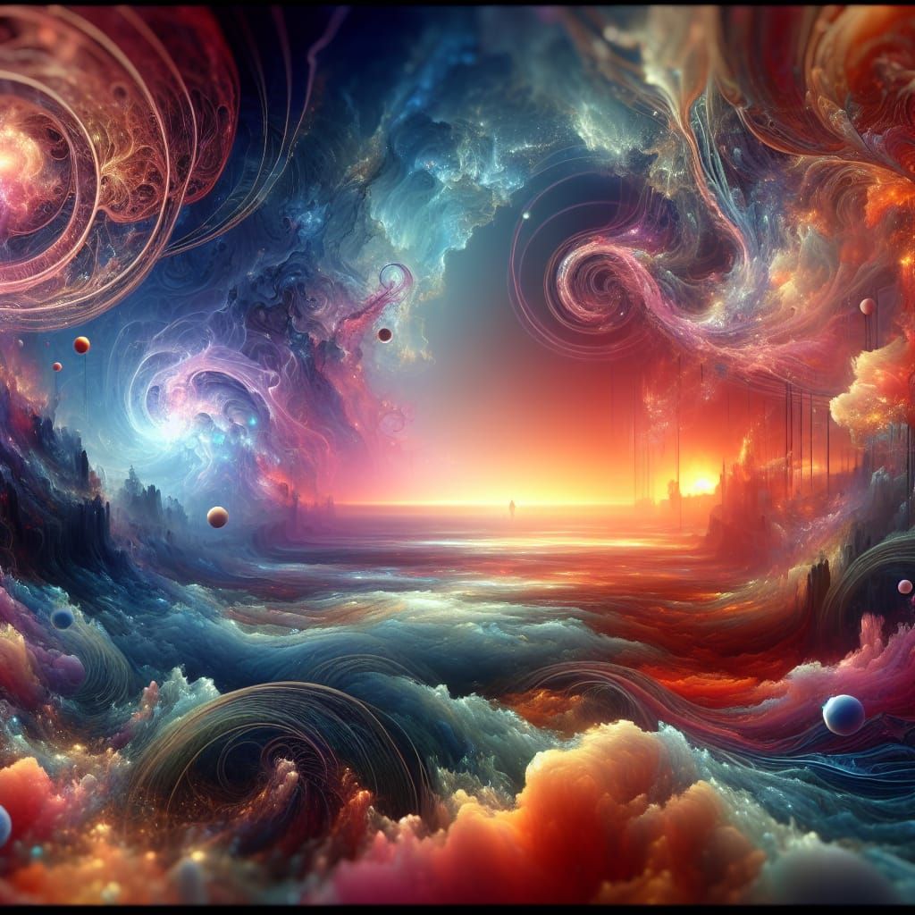 Fantastical Source Energy Matte Painting in 8k