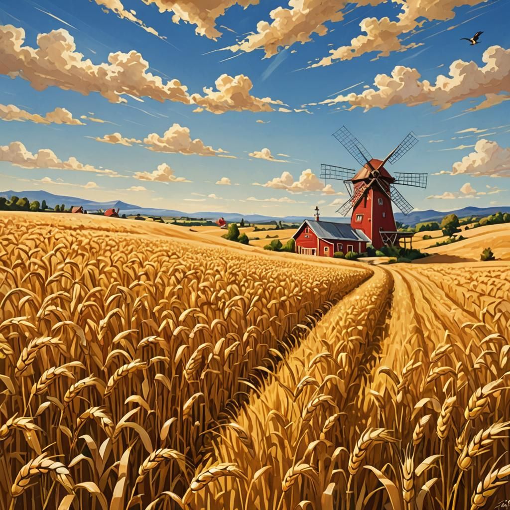 Golden Wheat Field