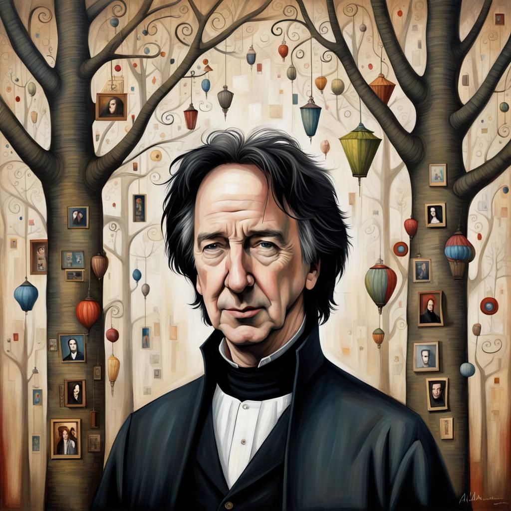 Ethereal Portrait of a Distinguished Actor