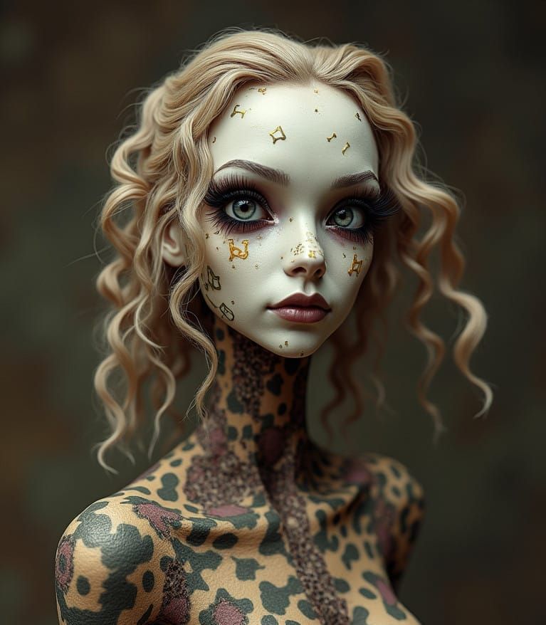 Tiny Chese String Folks with Lightglobes