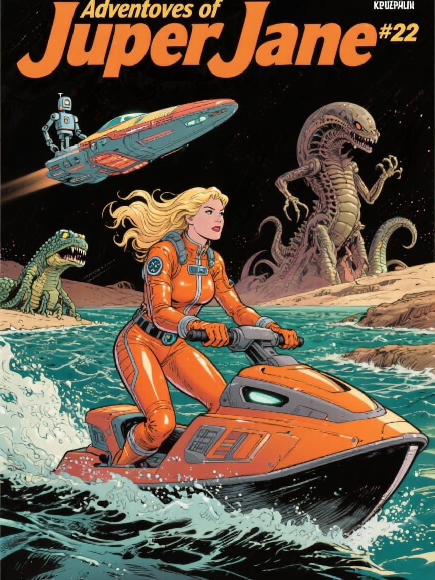 Jupiter Jane's Retro-Futuristic Space Adventure