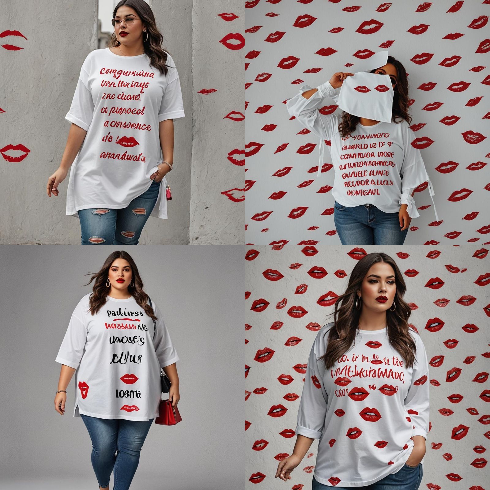 Plus-Size Model Struts Runway in Avant-Garde Style