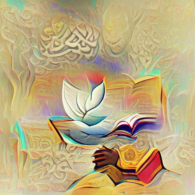 Serene Landscape: Knowledge, Wisdom, and Peace
