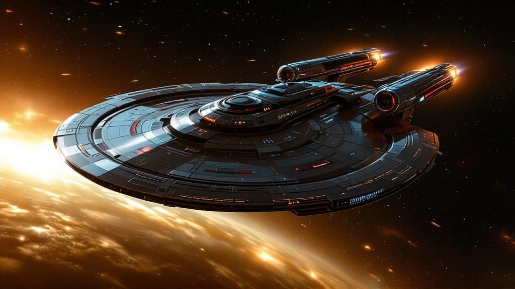Hanari Class Starship: Sleek Multipurpose Cruiser