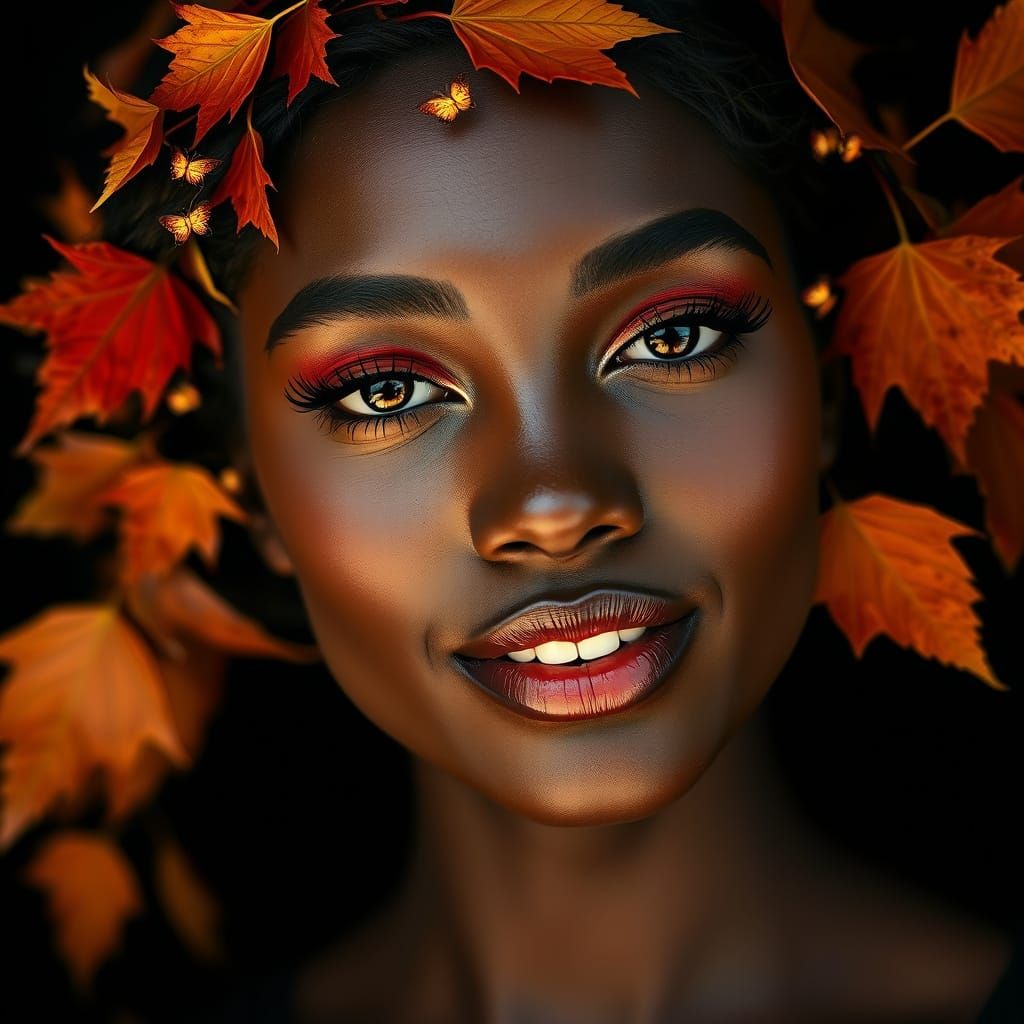 Firefly Portrait in High-Fashion Photography Style