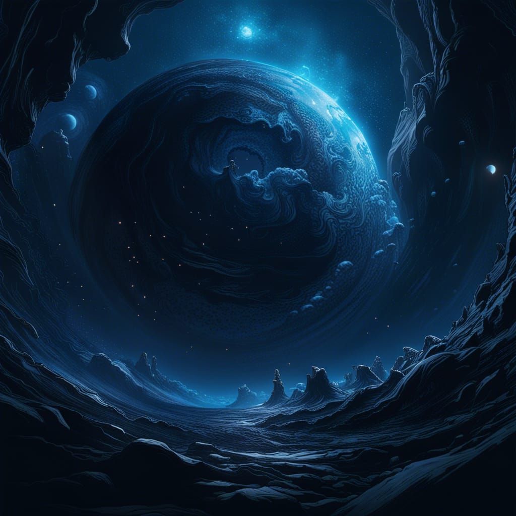 Foamed Nothingness: A Dark Fantasy Universe in 8K