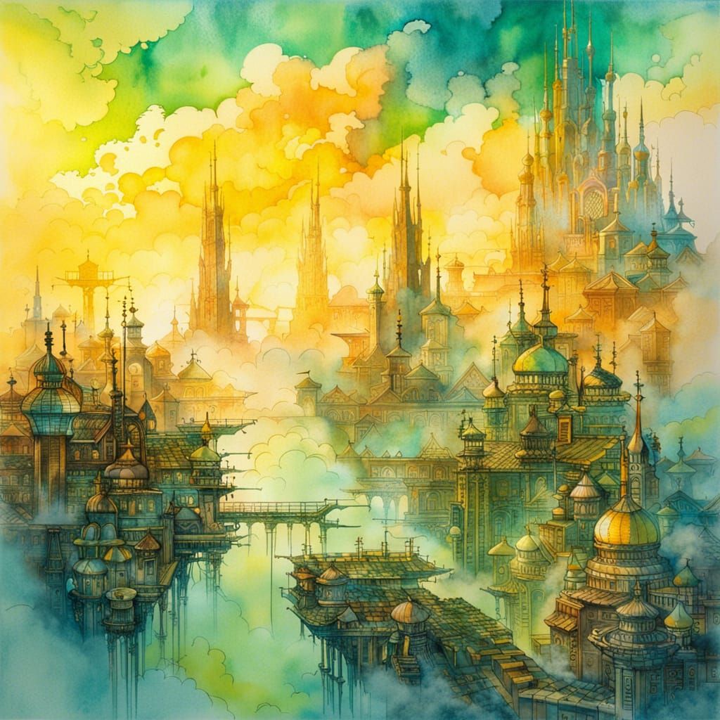 Oriental City in the Clouds