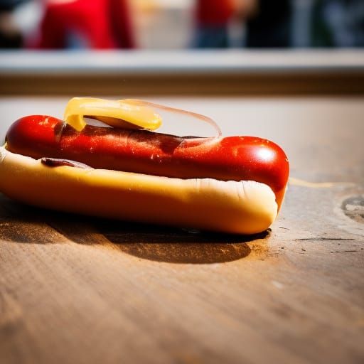 Professional Hotdog Photography with Bokeh
