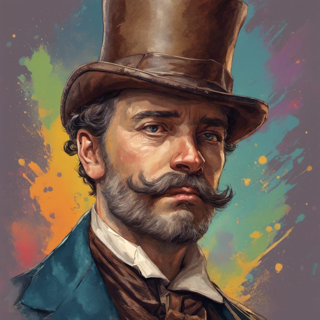 Portait victorian man