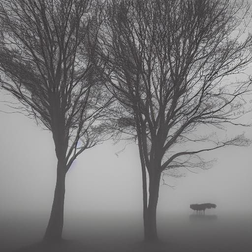 Ethereal Desolation in Monochromatic Hues