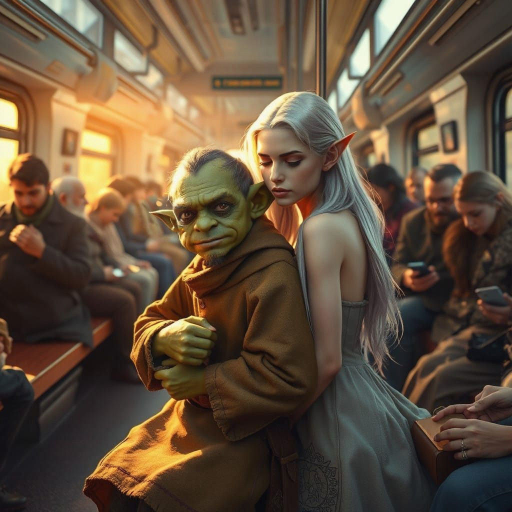 Subway Train Blends Modernity and Magic in Vibrant, Urban Se...