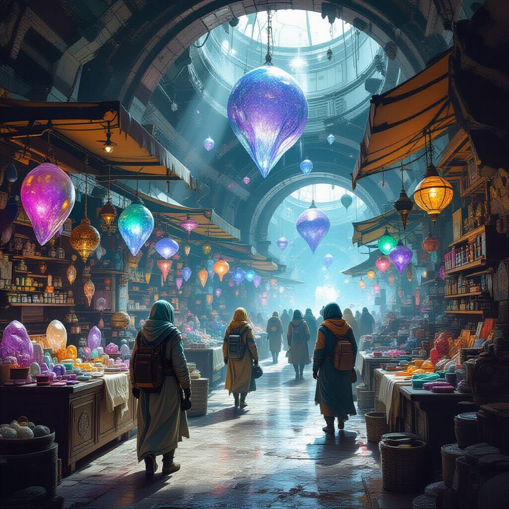 An intergalactic bazaar