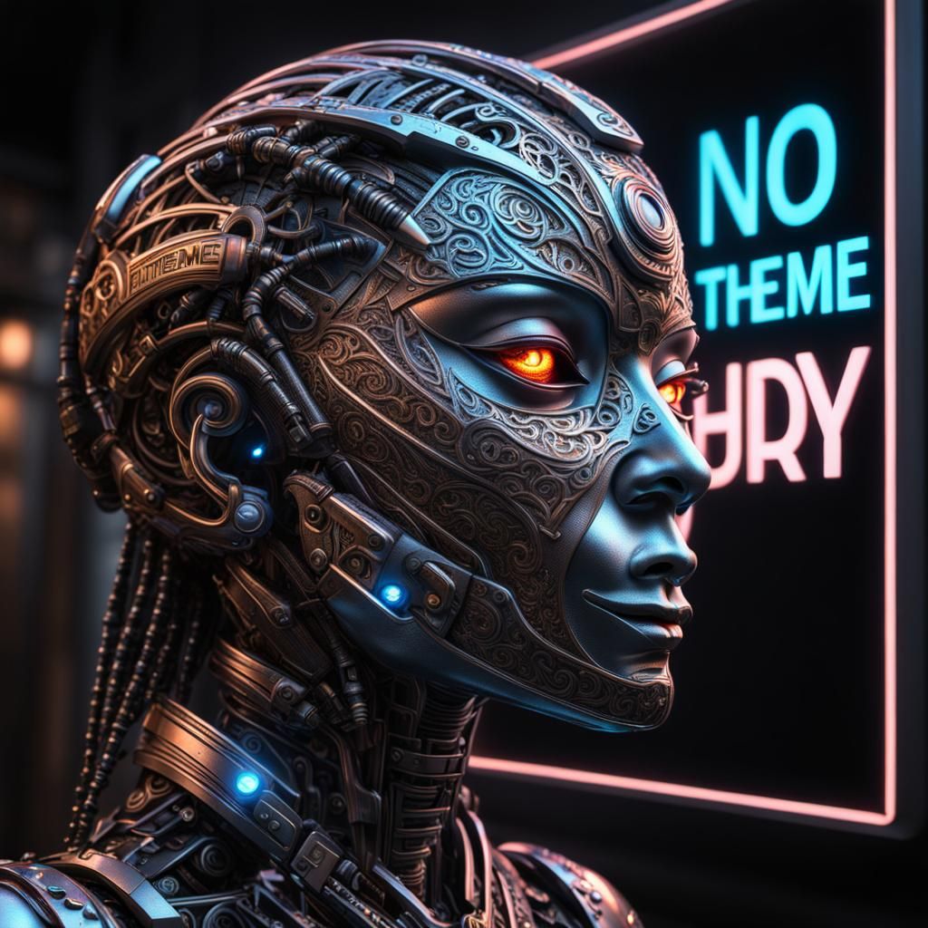 Female Humanoid LED Sign: No Theme Thursday