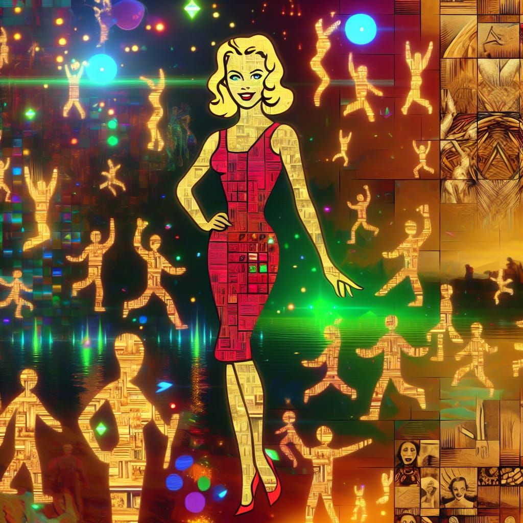 Vibrant Cyberpunk Landscapes and Whimsical Worlds