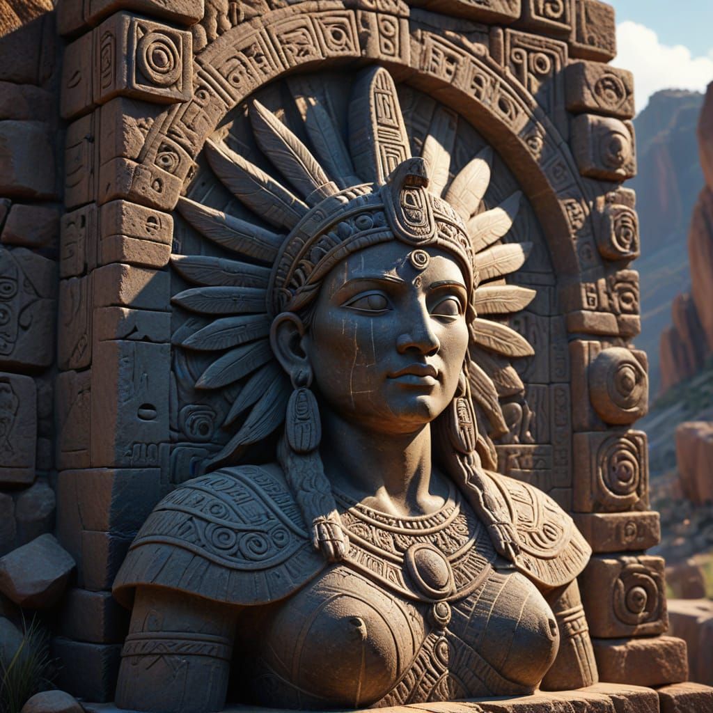 Tiahuanaco Sun Gate: Ancient Andesite Masterpiece