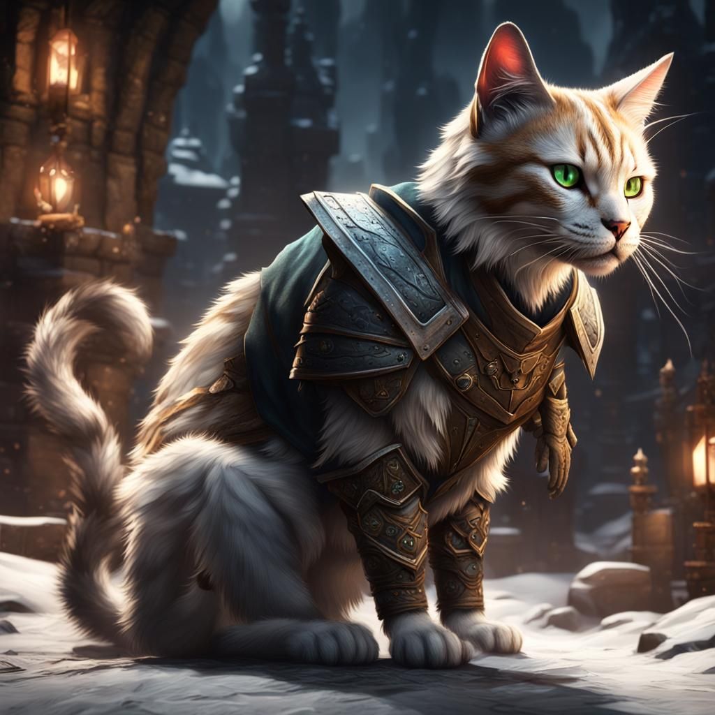 Khajiit Cat Assassin: Fantasy Concept Art