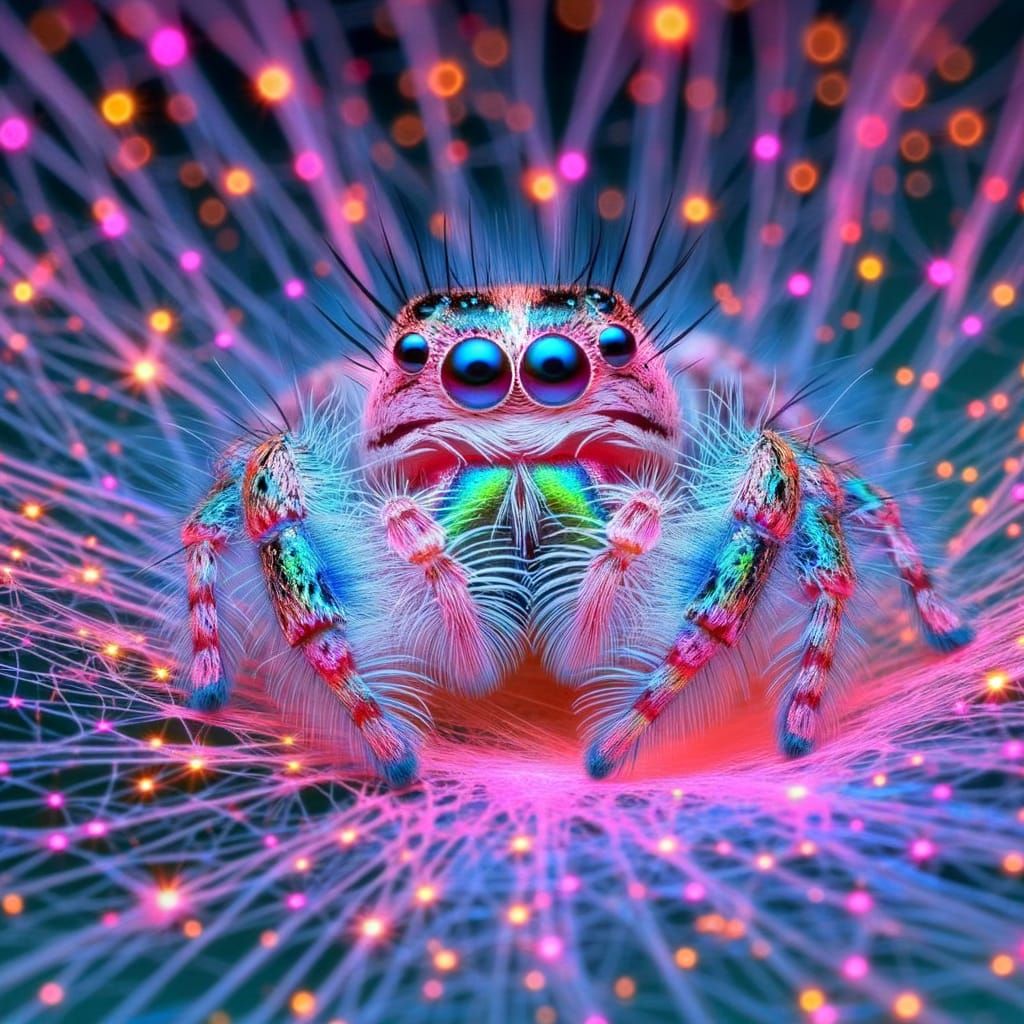 Glowing Forest Fairy in Pastel Hues