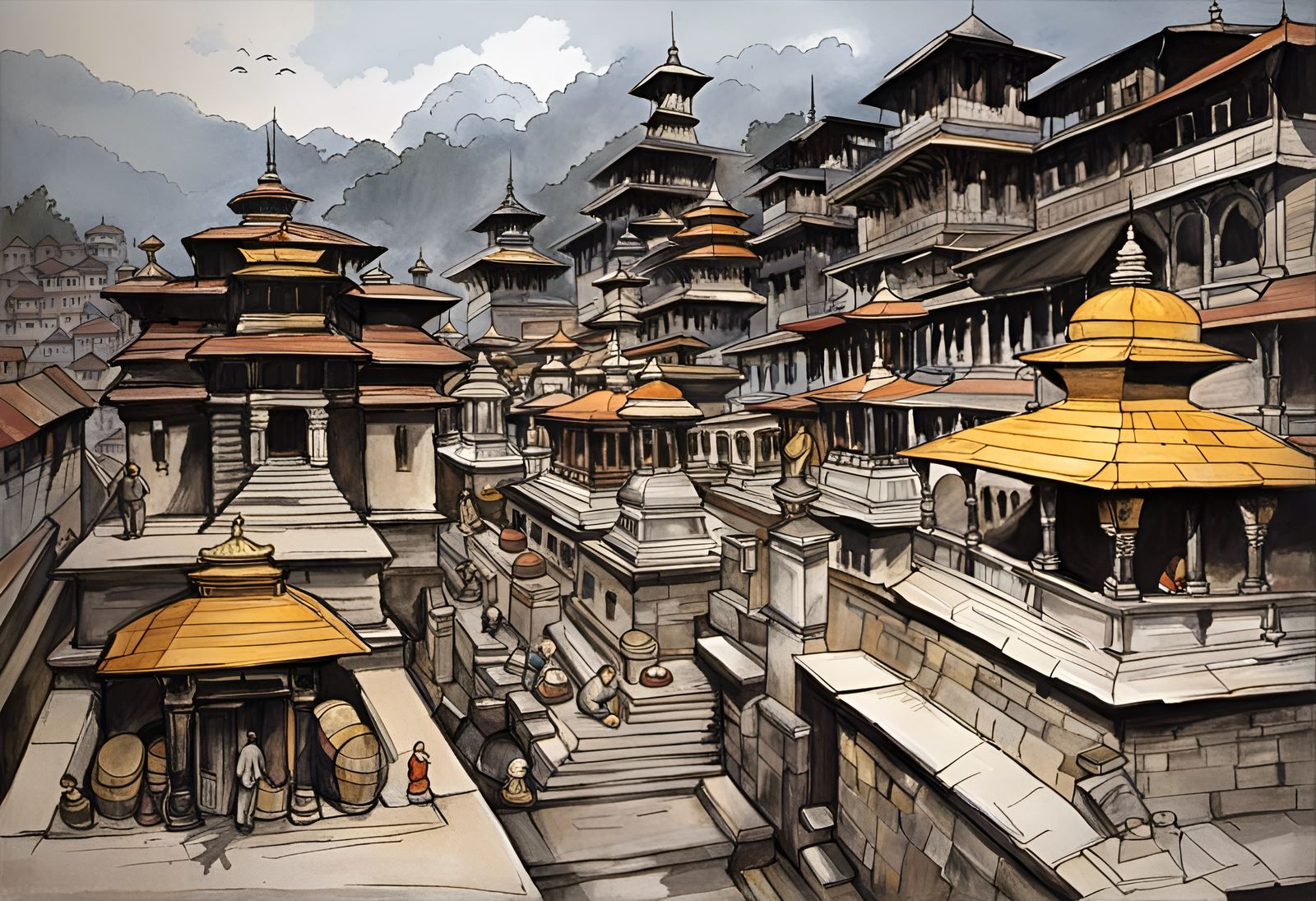 Pashupatinath temple, Kathmandu