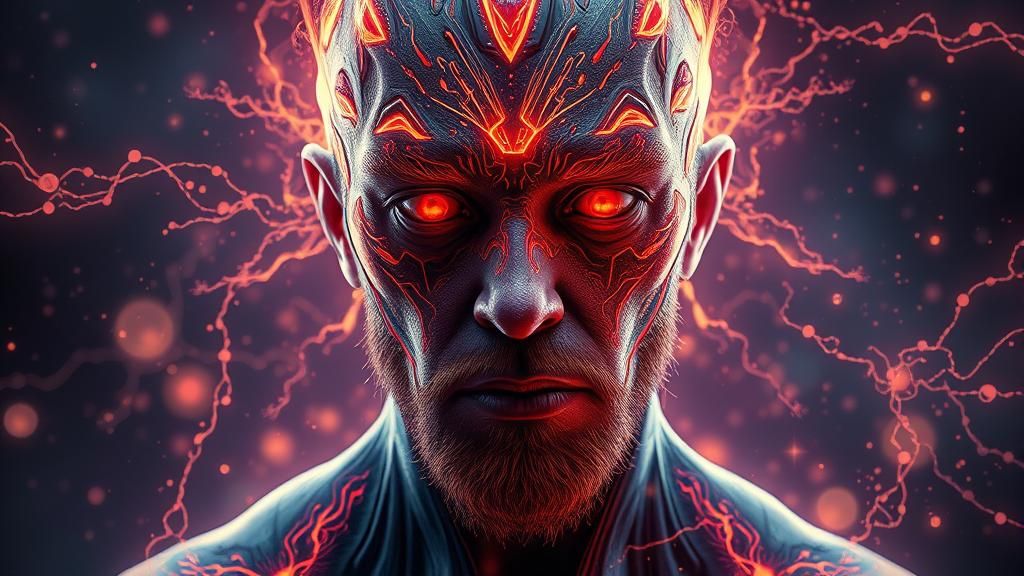 Astral Being Portrait in Hyperreal Detail