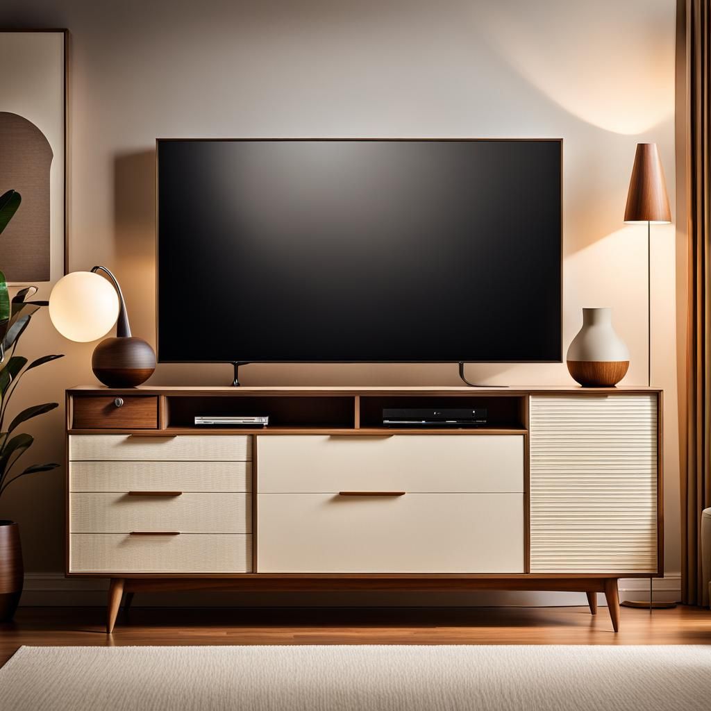 Elegant Mid-Century Modern TV Furniture Design