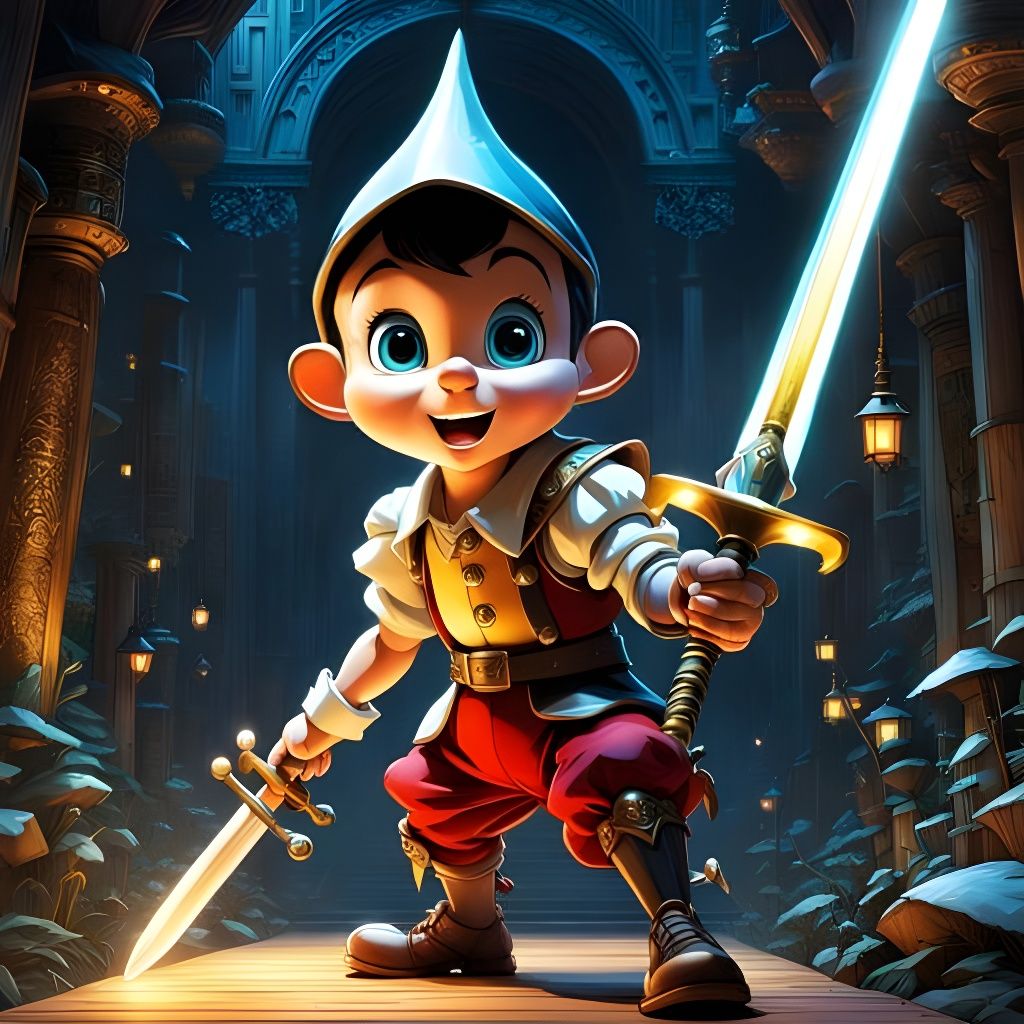 A brave Pinocchio ⚔️
