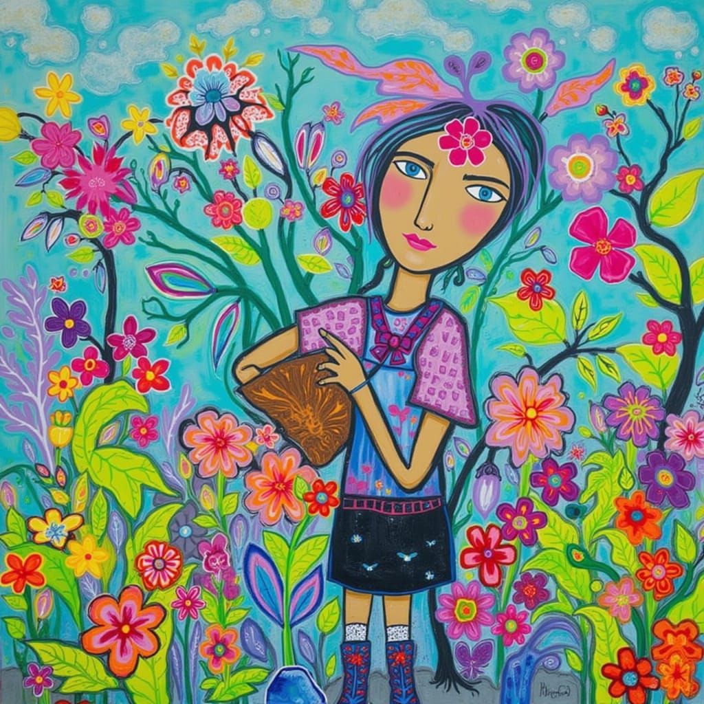 Vibrant Eden in Colourific Style