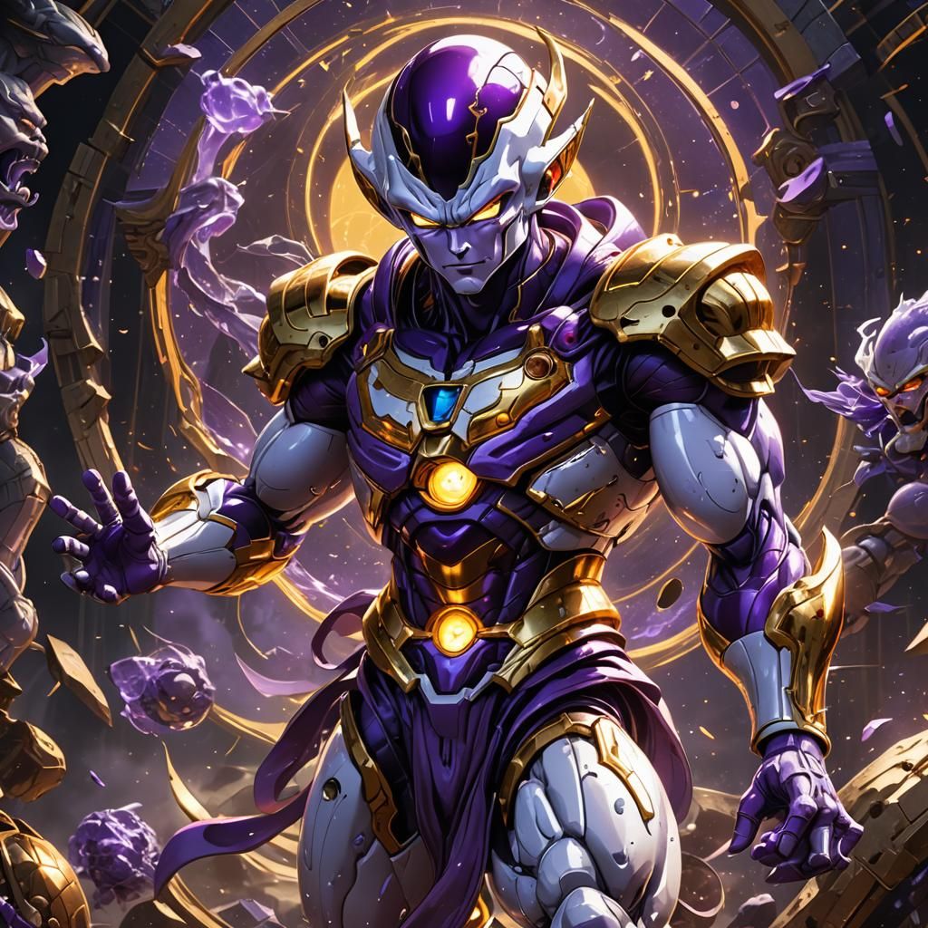 Frieza: Dark Fantasy Concept Art in 8k