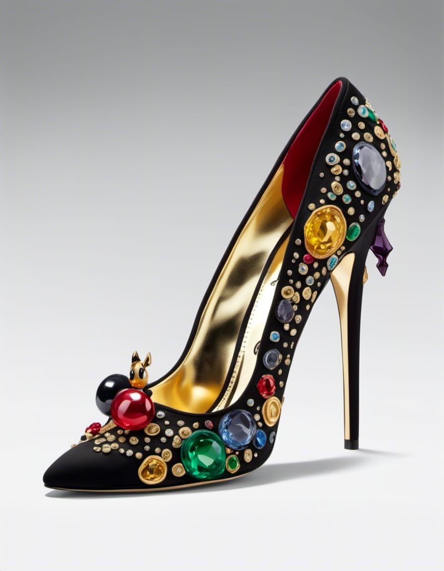 Disney Pluto stiletto heels