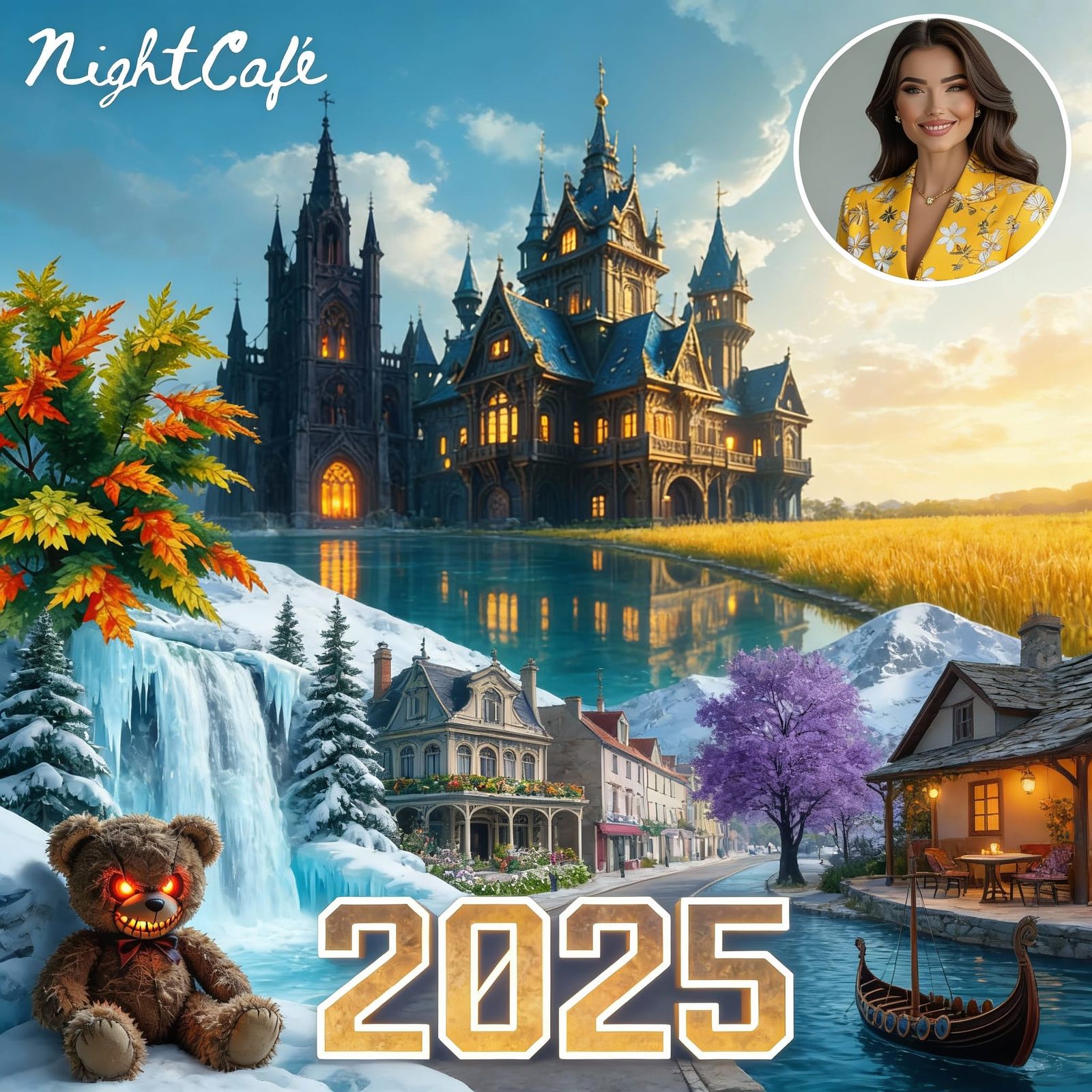 AI Art Collage: 2025 Highlights