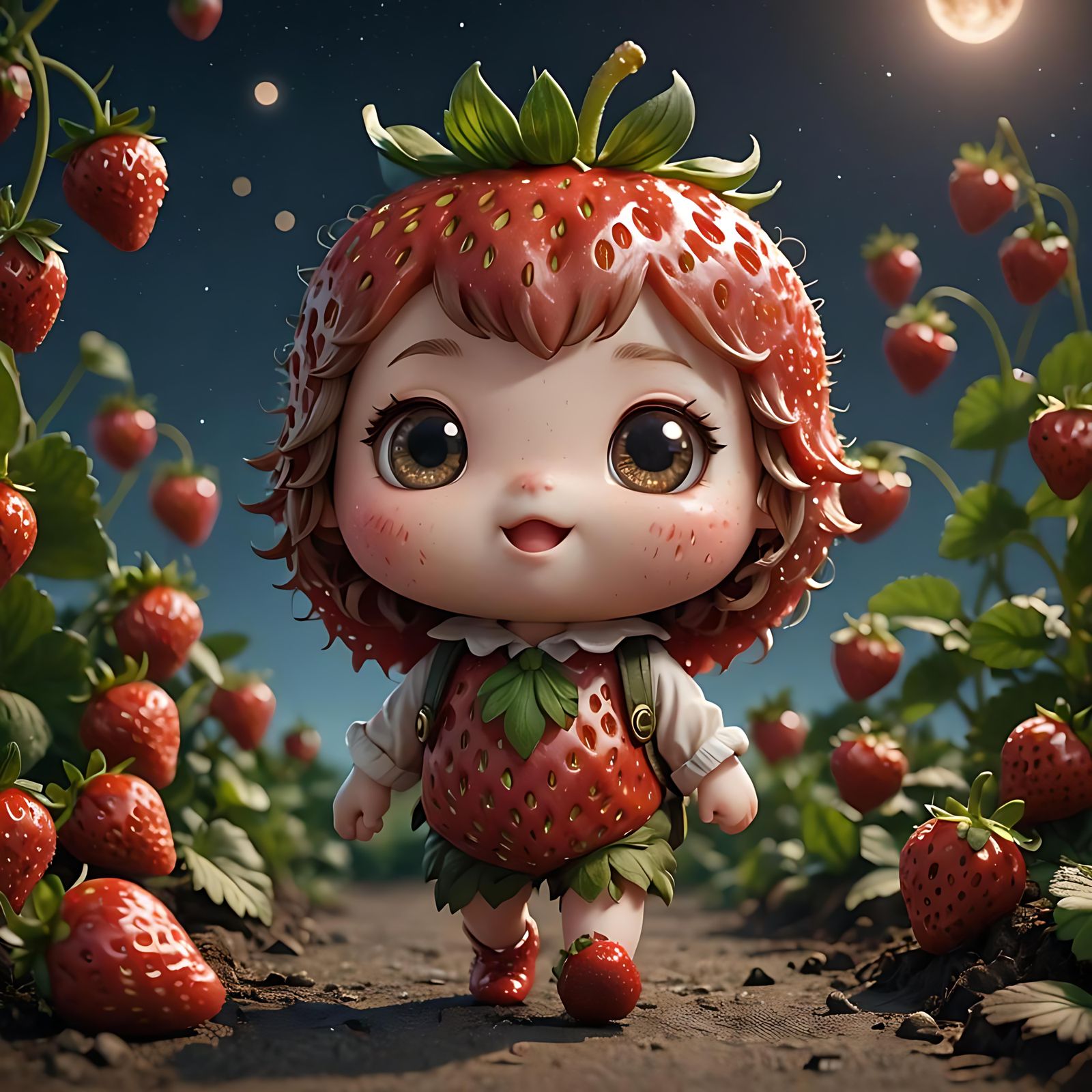 Chibi Strawberry Girl.