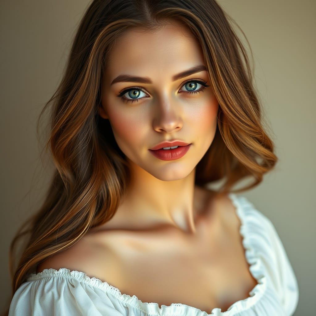 Timeless Beauty in Classic Portrait Style