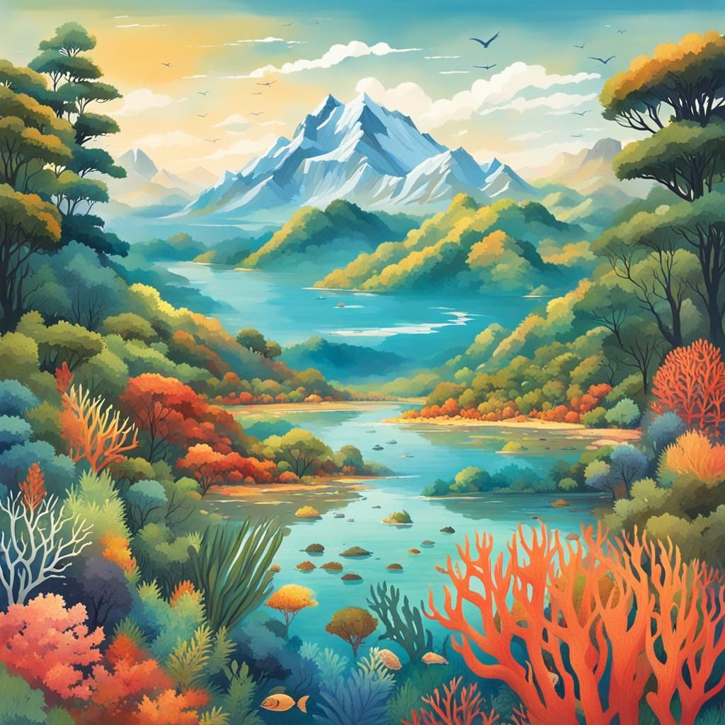 Global Landscapes: Majestic Mountains to Vibrant Coral Reefs