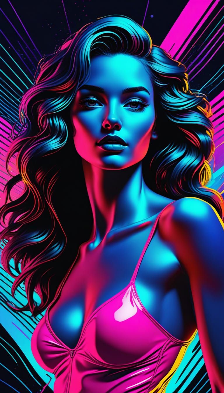 Venus as Pop Art Web Design Elemental