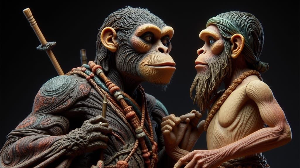 Early Ape action figures.