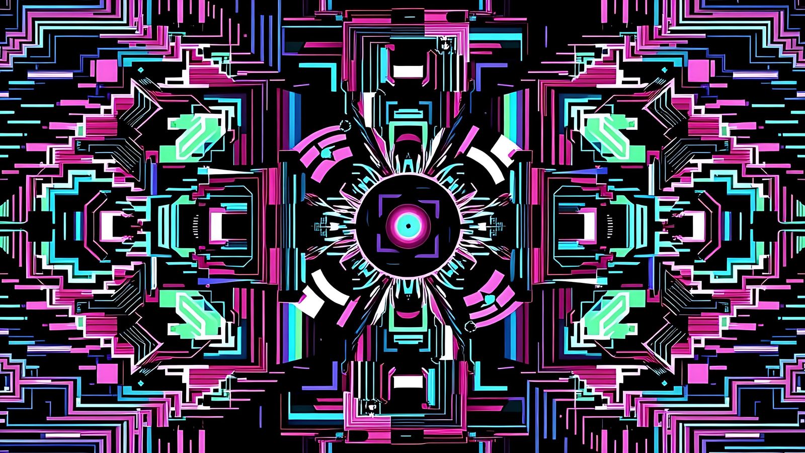 Coherent Abstract Pattern with Visual Interference