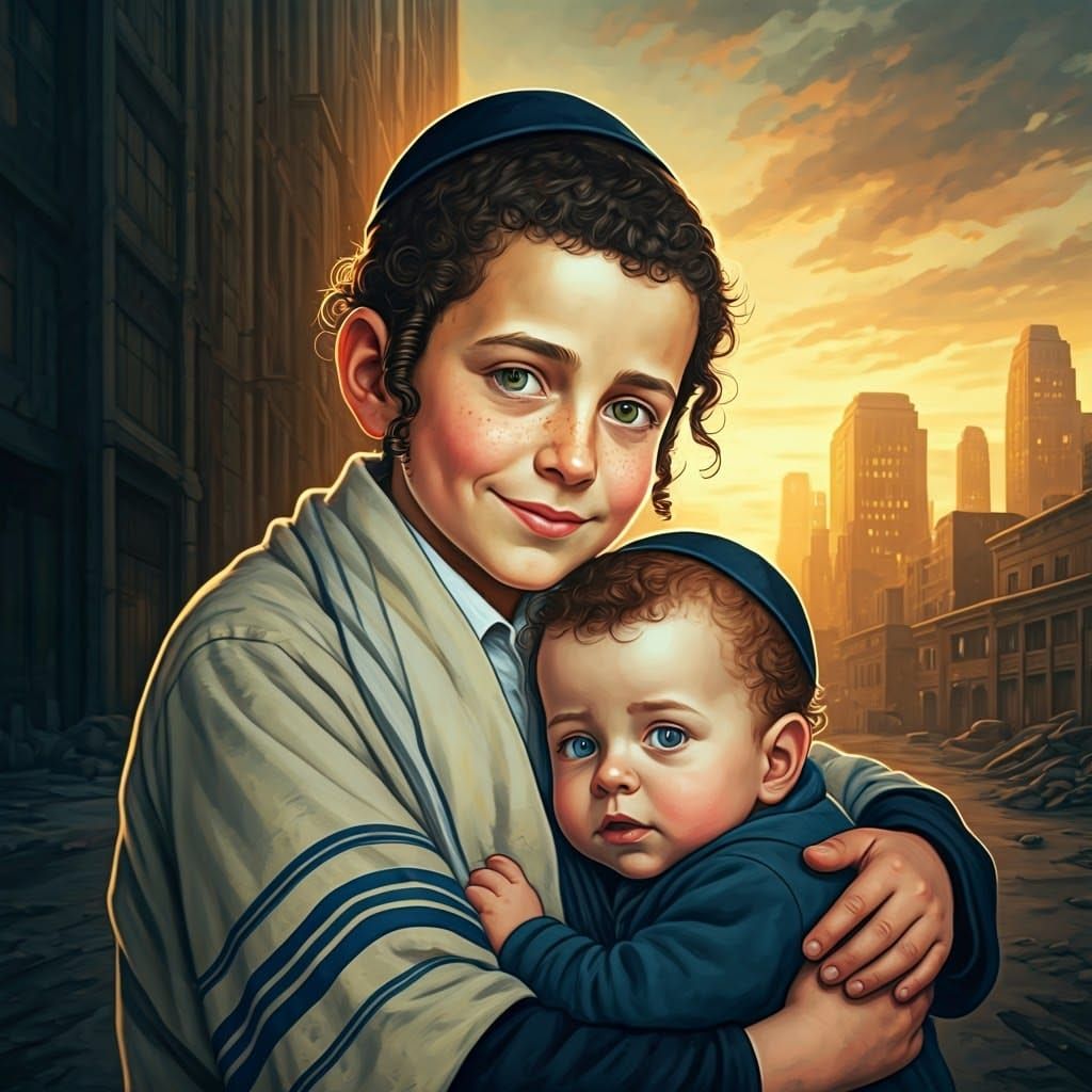 Innocent Hope in a Gritty World: Haredi Boy Hugs Brother