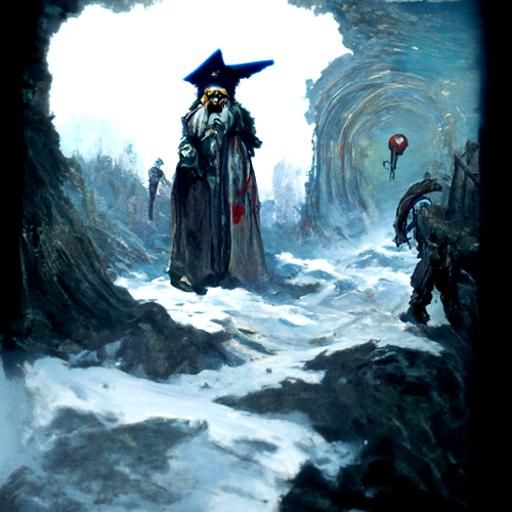 wizard journeys down an uncertain path