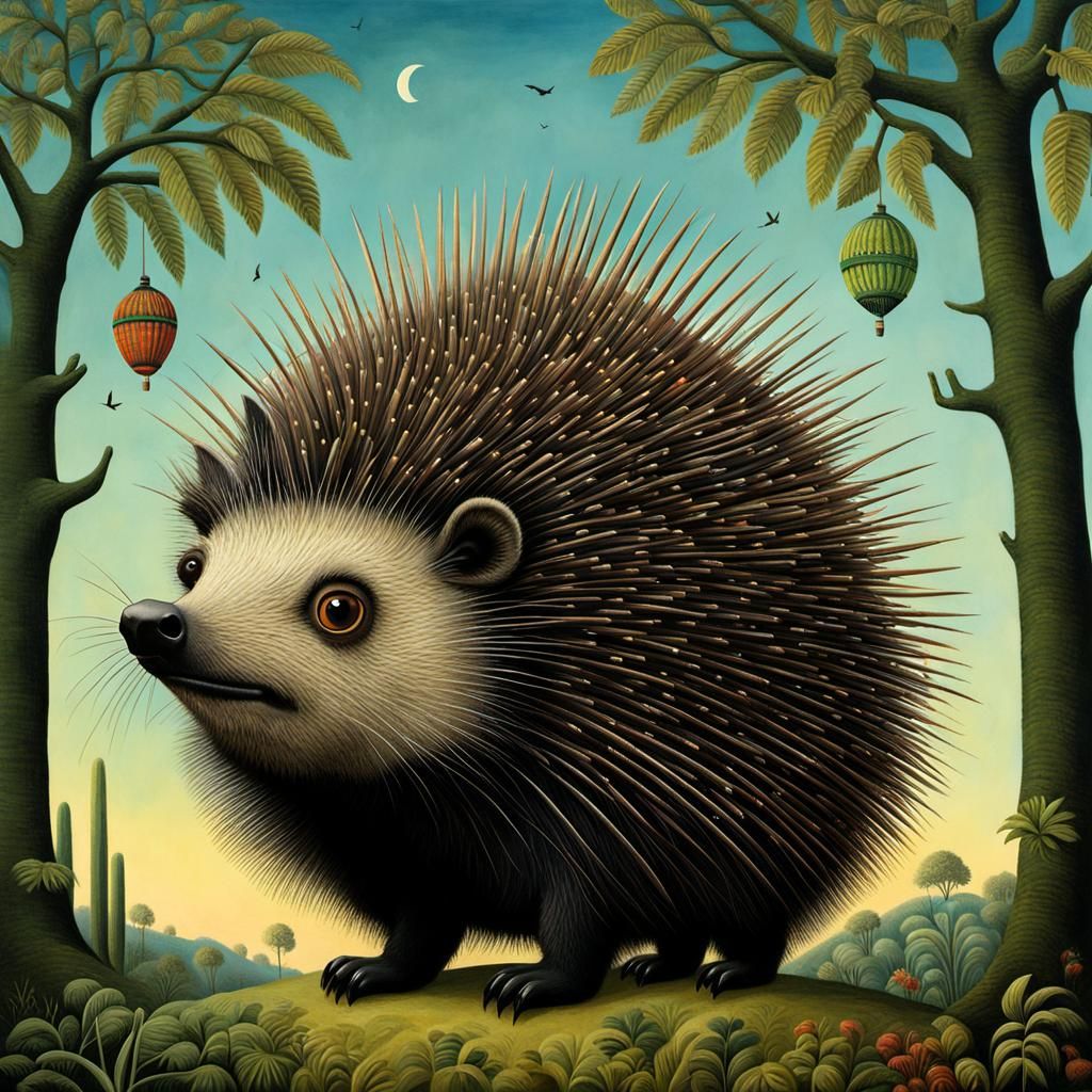 Whimsical Hybrid Creature Inspired by Visionary Art