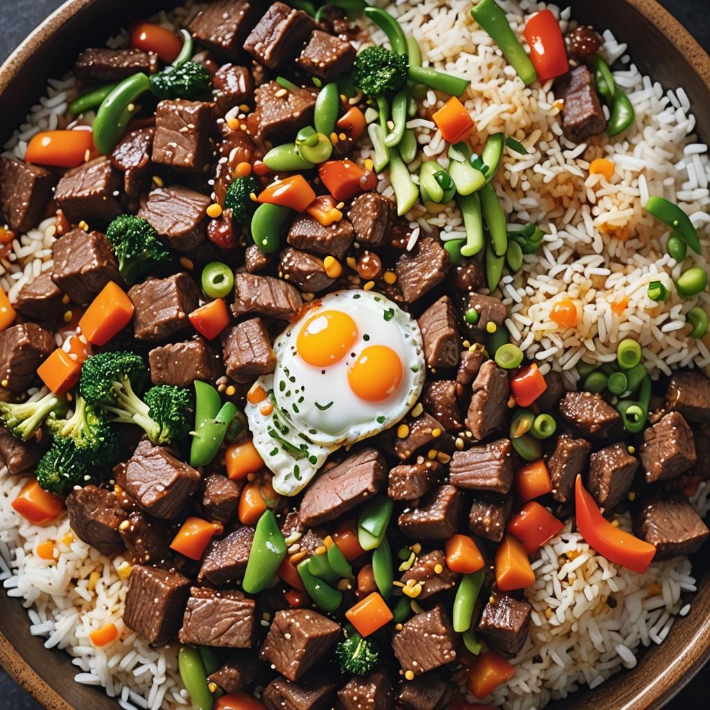 Steaming Bibimbap: Korean Food Photography in Macro