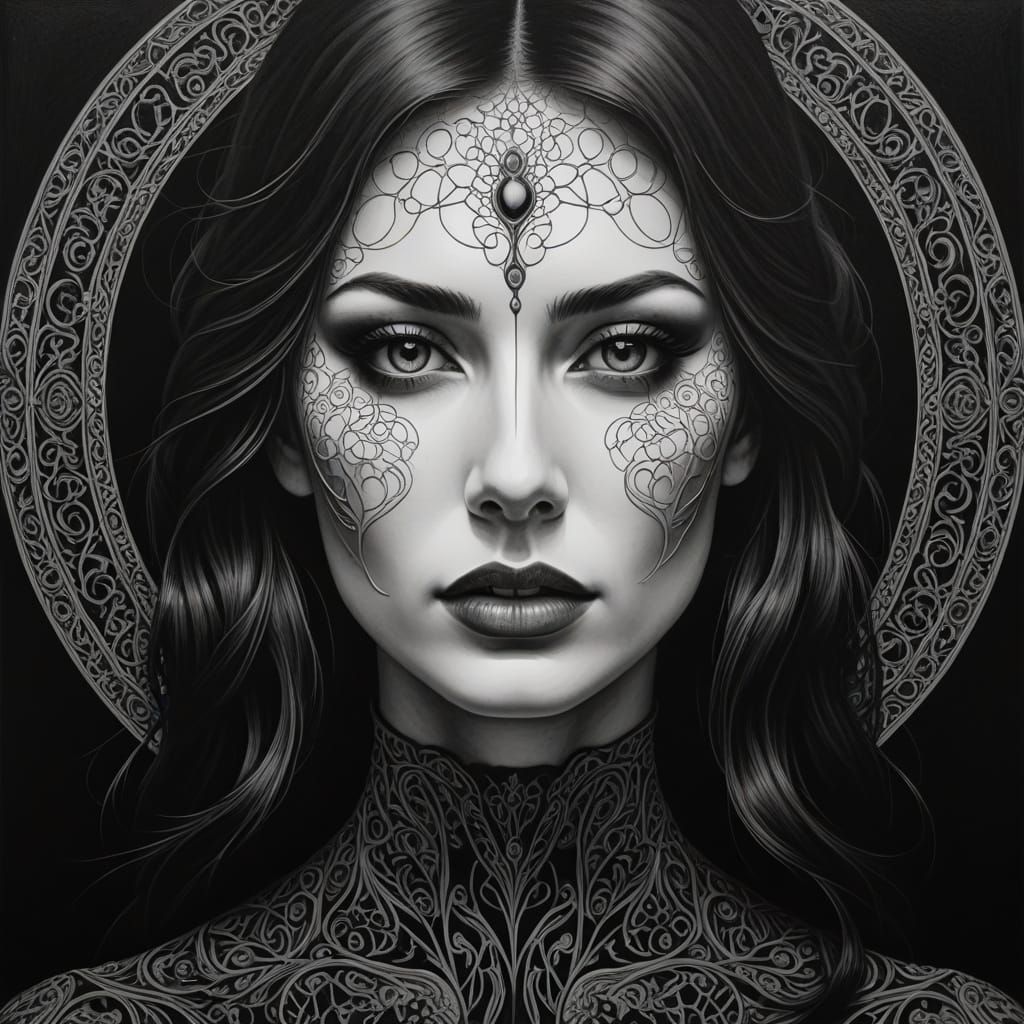 Ethereal Seduction in Dreamlike Realism