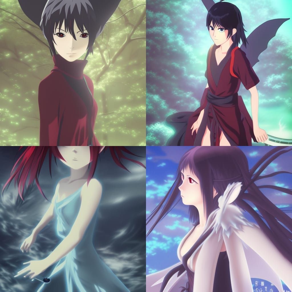 Gothic Anime Fairy Assassin Key Visual