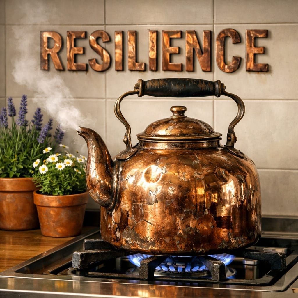 Dented and tarnished, but still going strong