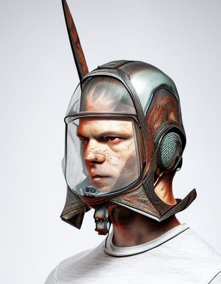 "Rust & Resilience: Post-Apocalyptic Helmet Concept Art Series". 12.