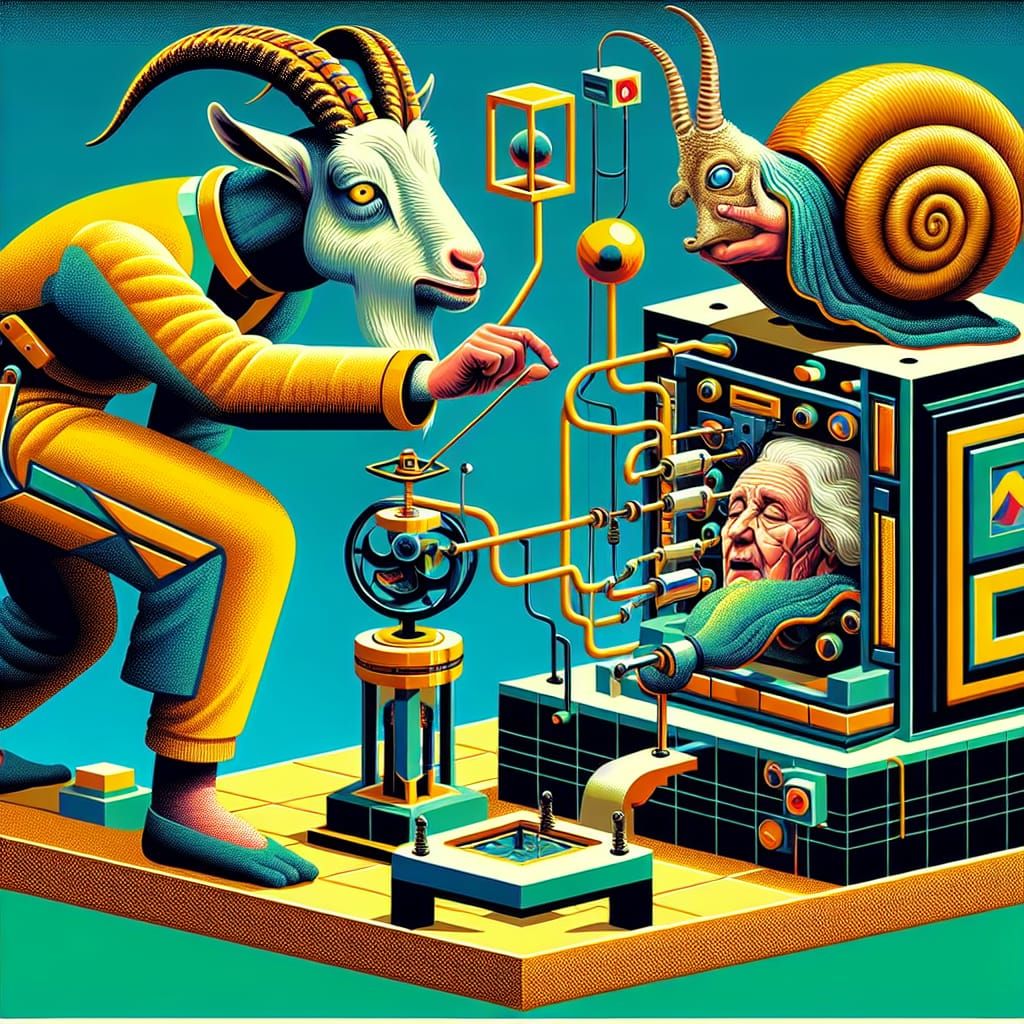 Mad Goat Man Uses the Randomizer to Switch Grandma's Brain with a Big Snail II