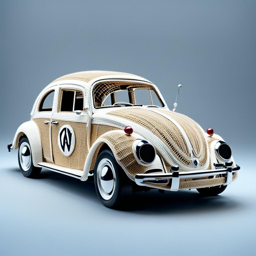 Herbie the Love Bug in String Art