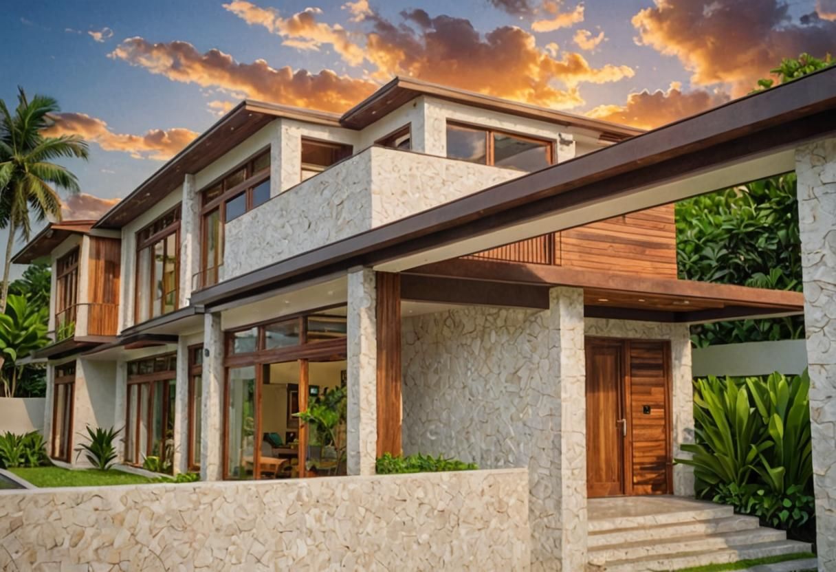Modern Tropical House Exterior Design